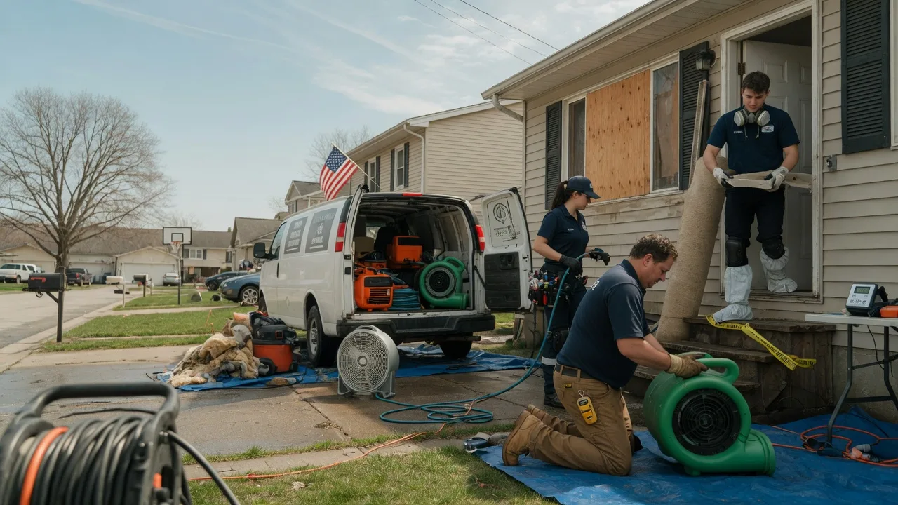 Water Damage Restoration in Lansing, IA near me